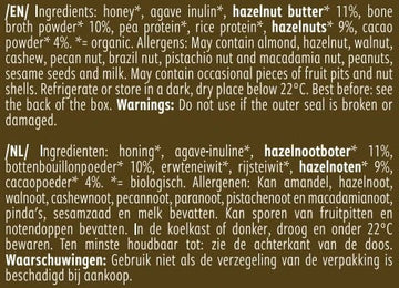 Buy NoordCode Organic Collagen Protein Bar - Hazelnut Cacao at LiveHelfi