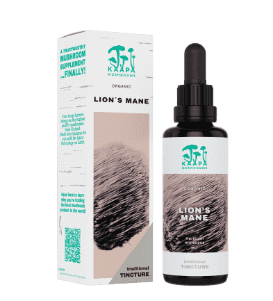 Buy KÄÄPÄ Mushrooms Lion's Mane Organic Tincture 50ml at LiveHelfi