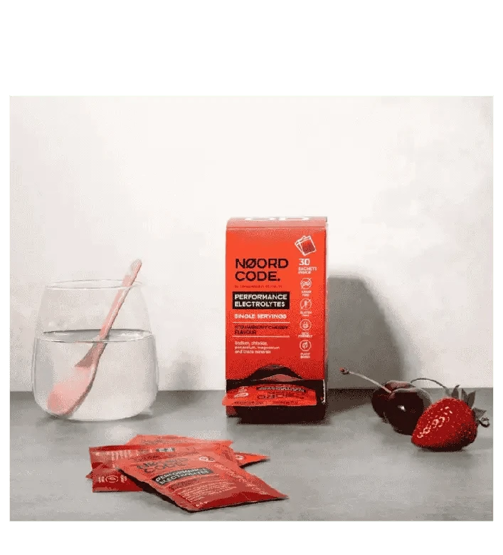 Buy NoordCode Performance Electrolytes Strawberry Cherry Single Servings at LiveHelfi