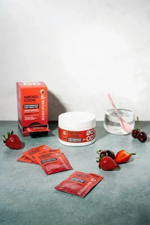 Buy NoordCode Performance Electrolytes Strawberry Cherry Single Servings at LiveHelfi