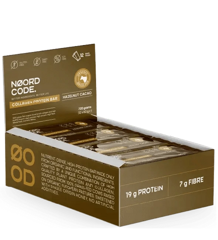 Buy NoordCode Organic Collagen Protein Bar - Hazelnut Cacao at LiveHelfi