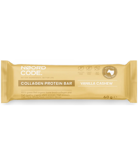 Buy NoordCode Organic Collagen Protein Bar - Vanilla Cashew Single Bar at LiveHelfi