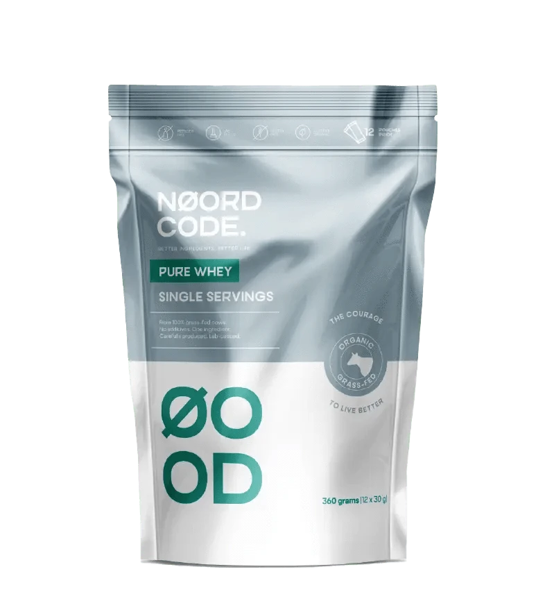 Buy NoordCode Organic Pure Whey Single Servings at LiveHelfi