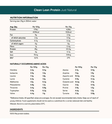 Buy Nuzest Clean Lean Protein Just Natural at LiveHelfi