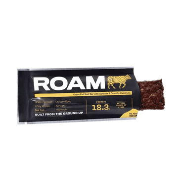 Buy ROAM Food Grass-Fed Beef Bar - Apricot & Hazelnut at LiveHelfi