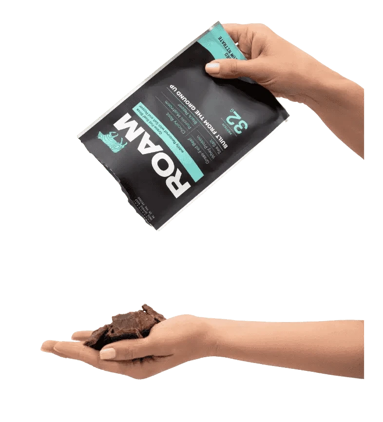 Buy ROAM Food Grass-Fed Beef Bites - Salt, Pepper & Porcini at LiveHelfi