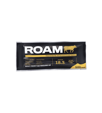 Buy ROAM Food Grass-Fed Beef Bar - Apricot & Hazelnut at LiveHelfi