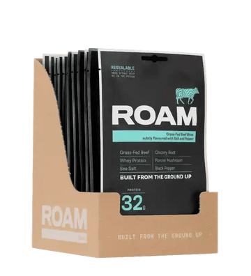 Buy ROAM Food Grass-Fed Beef Bites - Salt, Pepper & Porcini at LiveHelfi
