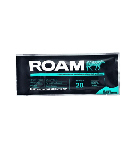 Buy ROAM Food Grass-Fed Beef Bar - Salt, Pepper & Porcini at LiveHelfi