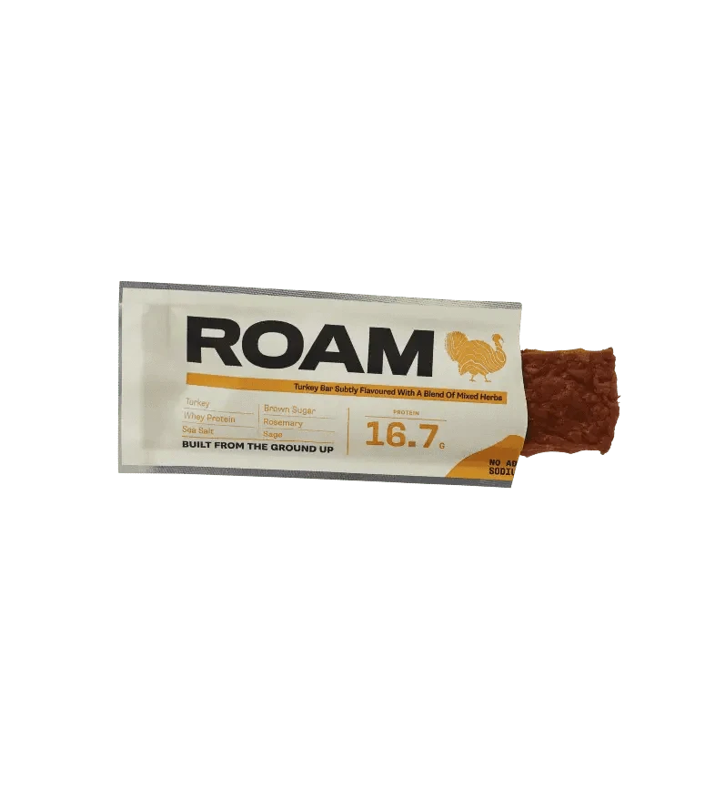 Buy ROAM Food Free-Range Turkey Bar - Lemon & Herb at LiveHelfi
