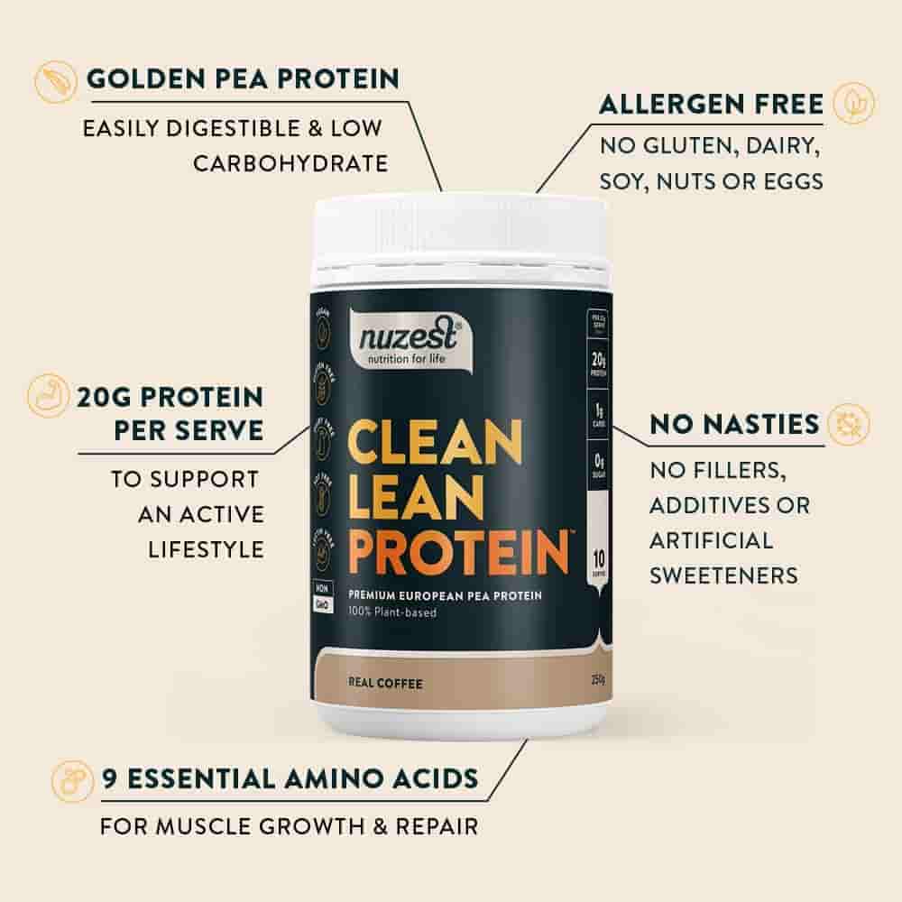 Buy Nuzest Clean Lean Protein Rich Chocolate at LiveHelfi