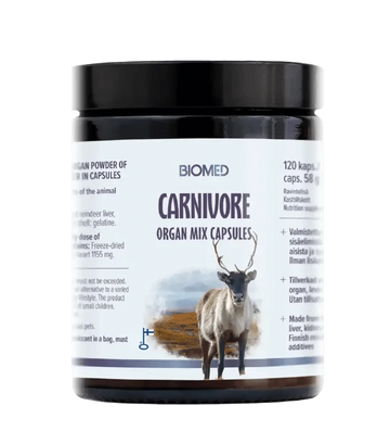 Buy Biomed Carnivore Organ Mix Capsules at LiveHelfi