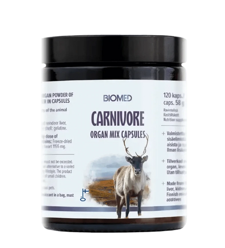 Buy Biomed Carnivore Organ Mix Capsules at LiveHelfi