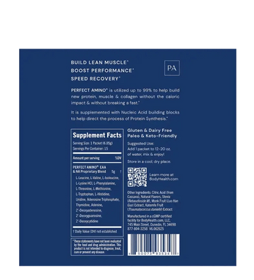 Buy BodyHealth Perfect Amino Travel Packets - Lemon Lime at LiveHelfi