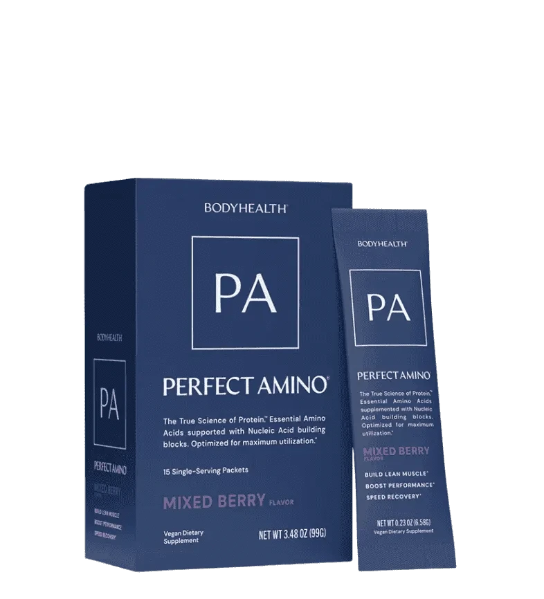 Buy BodyHealth Perfect Amino Travel Packets - Mixed Berry at LiveHelfi