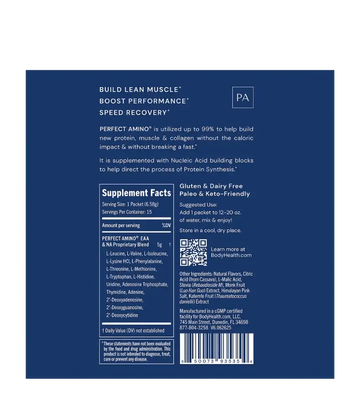 Buy BodyHealth Perfect Amino Travel Packets - Mixed Berry at LiveHelfi