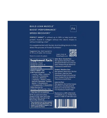 Buy BodyHealth Perfect Amino Travel Packets - Variety Pack at LiveHelfi