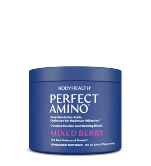 Buy BodyHealth Perfect Amino Powder - Mixed Berry 30 Servings at LiveHelfi