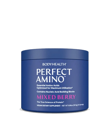 Buy BodyHealth Perfect Amino Powder - Mixed Berry 30 Servings at LiveHelfi
