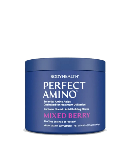 Buy BodyHealth Perfect Amino Powder - Mixed Berry 30 Servings at LiveHelfi
