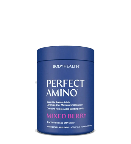 Buy BodyHealth Perfect Amino Powder - Mixed Berry 60 Servings at LiveHelfi