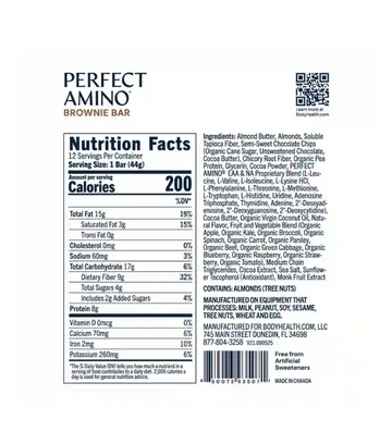 Buy BodyHealth Perfect Amino Bar Brownie at LiveHelfi
