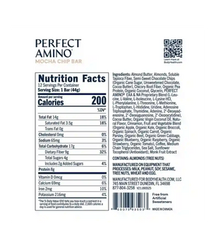 Buy BodyHealth Perfect Amino Bar Mocha Chip at LiveHelfi