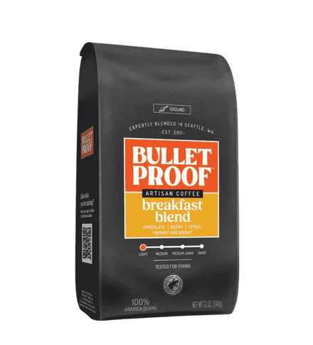 Buy Bulletproof Breakfast Blend Light Roast Ground at LiveHelfi