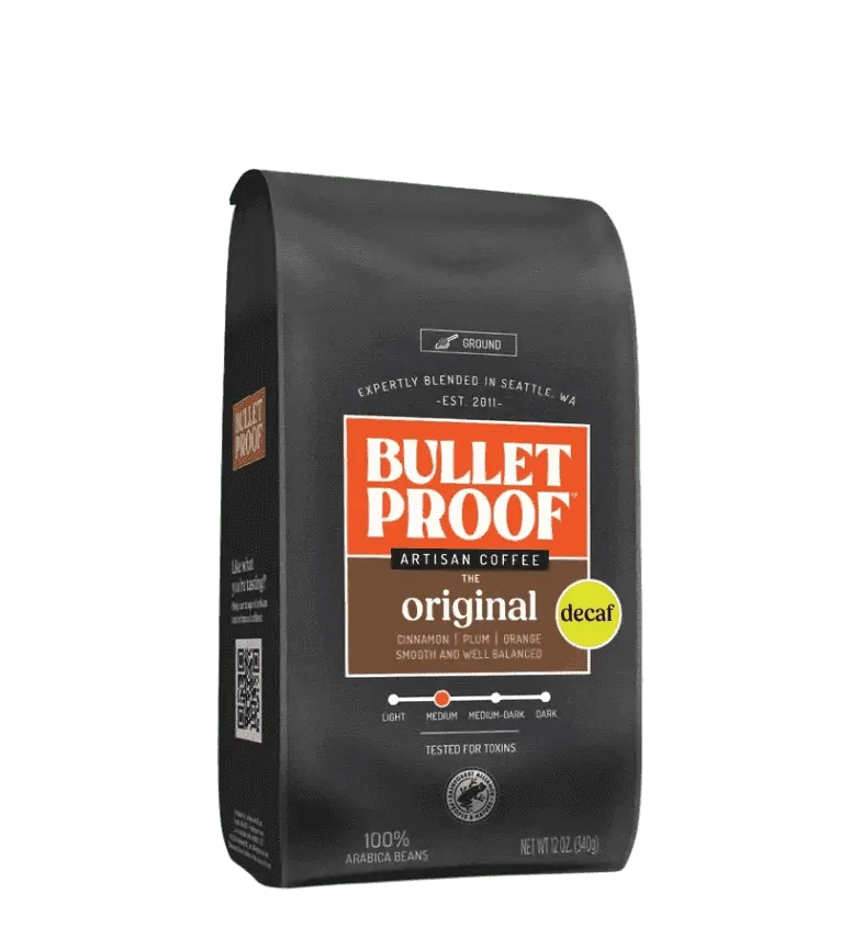Buy Bulletproof Original Coffee decaf ground 340 gram at LiveHelfi