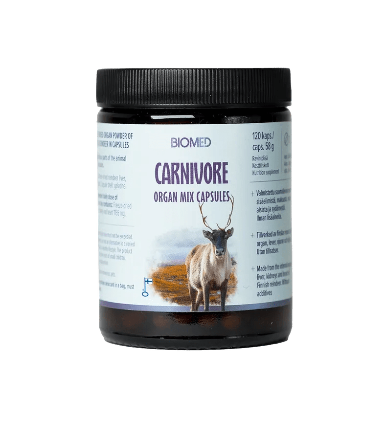 Buy Biomed Carnivore Organ Mix Capsules at LiveHelfi