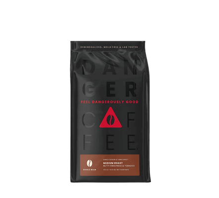 Buy Danger Coffee Medium Roast Whole Bean Remineralized Coffee at LiveHelfi