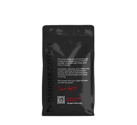 Buy Danger Coffee Medium Roast Ground Mineralized Coffee at LiveHelfi