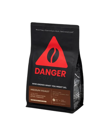 Buy Danger Coffee Medium Roast Whole Bean Mineralized Coffee 310 gr at LiveHelfi