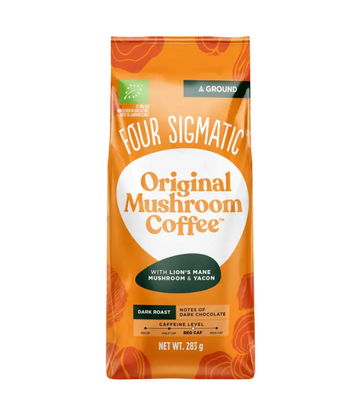 Buy Four Sigmatic Organic Original Mushroom Dark Roast Ground Coffee at LiveHelfi
