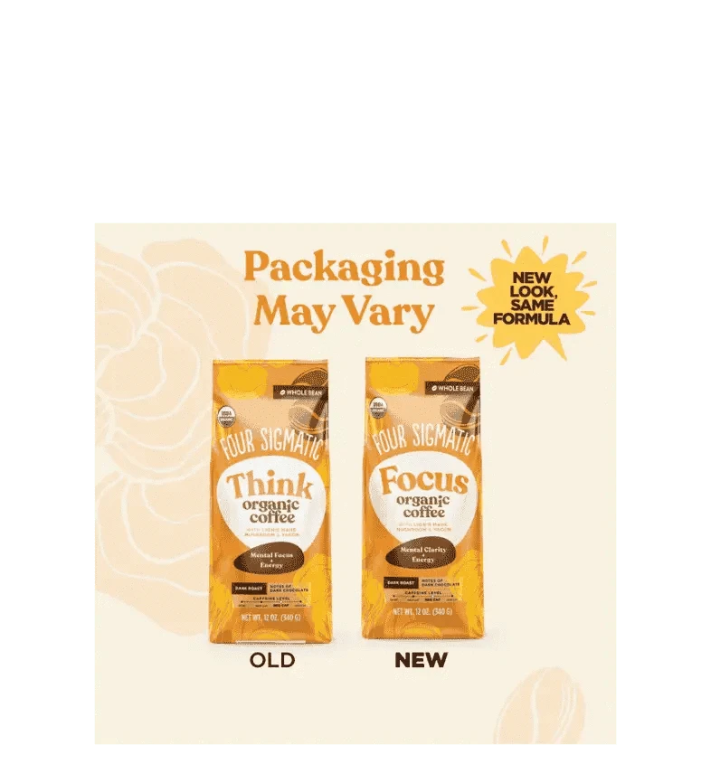 Buy Four Sigmatic Focus Whole Bean Coffee at LiveHelfi