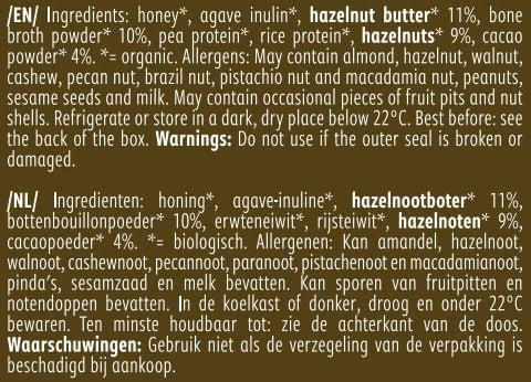 Buy NoordCode Organic Collagen Protein Bar - Hazelnut Cacao at LiveHelfi