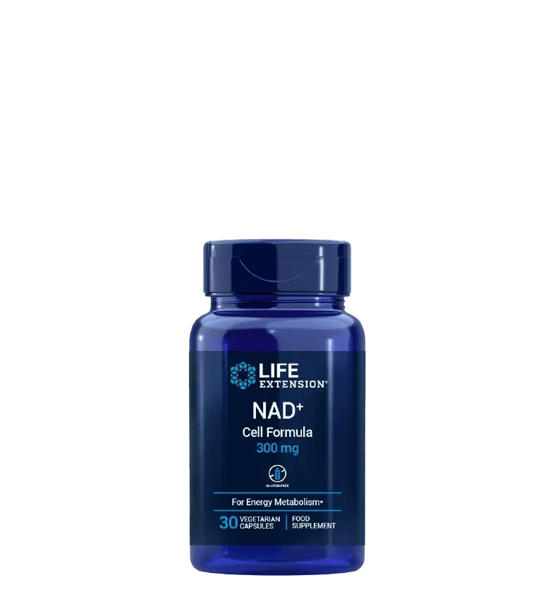Life Extension NAD+ Cell Formula 300 Mg - 30 Gélules, Booster D'énergie Cellulaire !