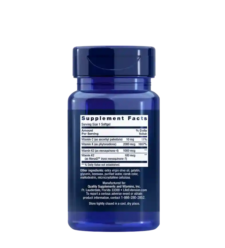 Buy Life Extension Super K with Advanced K2 Complex at LiveHelfi