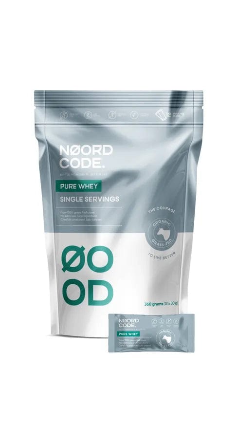 Buy NoordCode Organic Pure Whey Single Servings at LiveHelfi