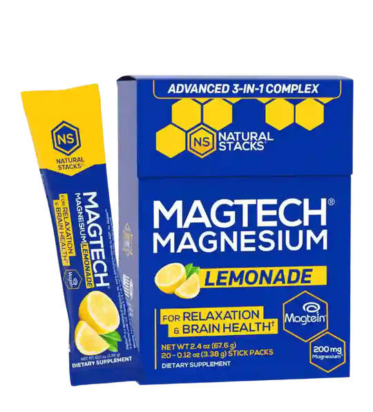 MagTech Magnesium Lemonade Stick Packs
