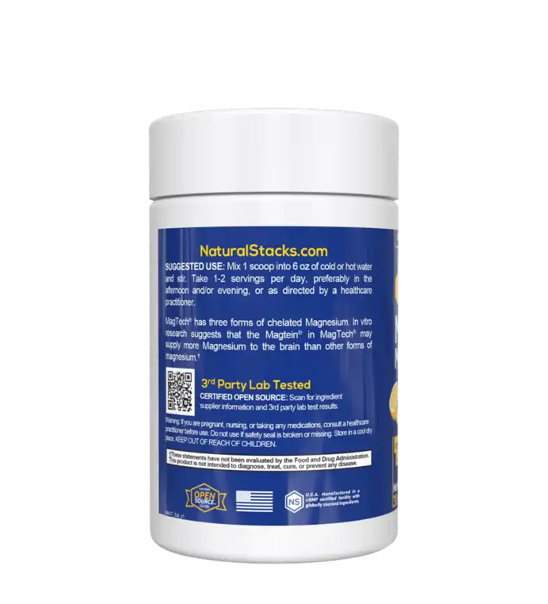 Buy Natural Stacks Magtech Magnesium Drink Tub Lemonade Tub at LiveHelfi