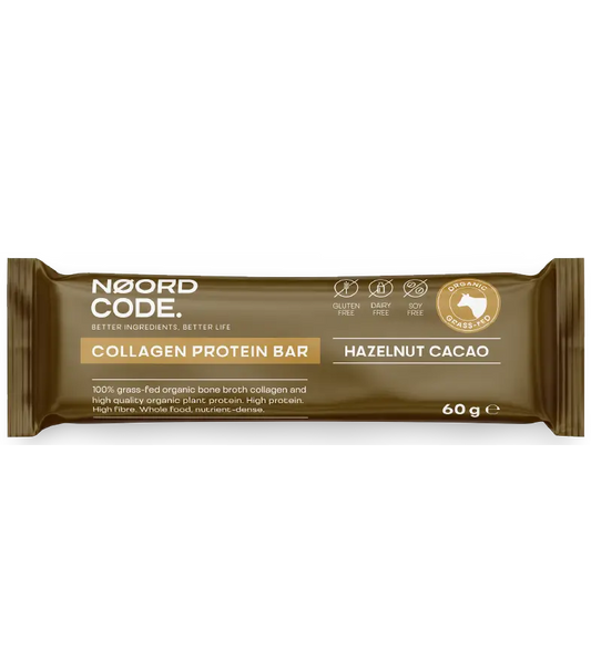 Organic Collagen Protein Bar - Hazelnut Cacao