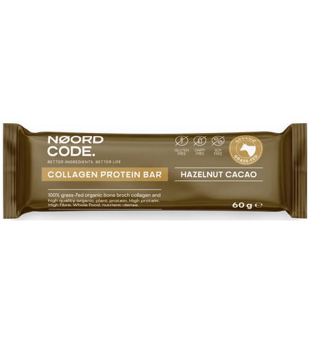 Buy NoordCode Organic Collagen Protein Bar - Hazelnut Cacao at LiveHelfi