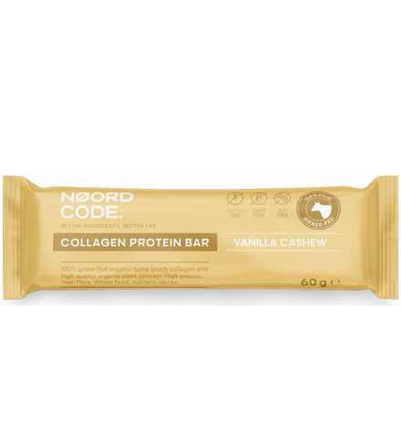 Buy NoordCode Organic Collagen Protein Bar - Vanilla Cashew Single Bar at LiveHelfi