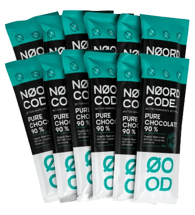 Buy NoordCode Pure Chocolate 90% (Organic) 12 Bars at LiveHelfi