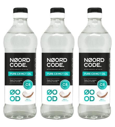 Buy NoordCode Organic Pure C8 MCT Oil 3-pack at LiveHelfi