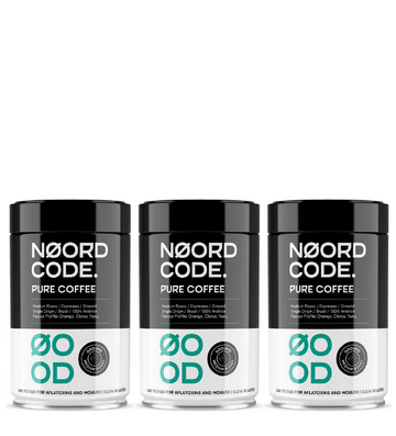 Buy NoordCode Pure Coffee 3-pack (3 x 250 grams) Medium Roast Ground at LiveHelfi