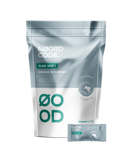 Buy NoordCode Organic Pure Whey Single Servings at LiveHelfi