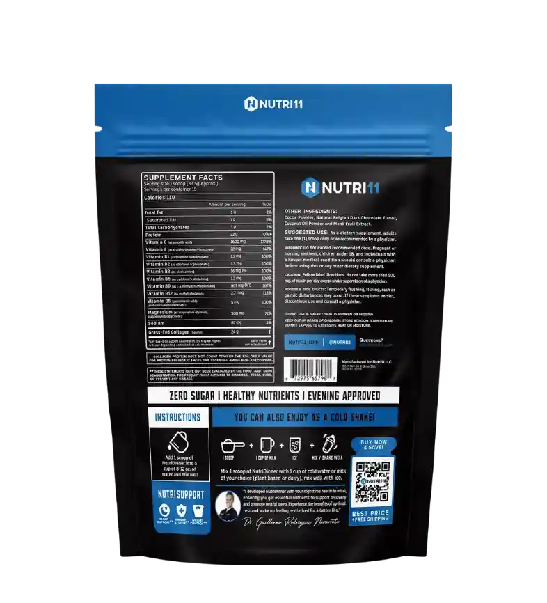 Buy Nutri11 NutriDinner Chocolate at LiveHelfi