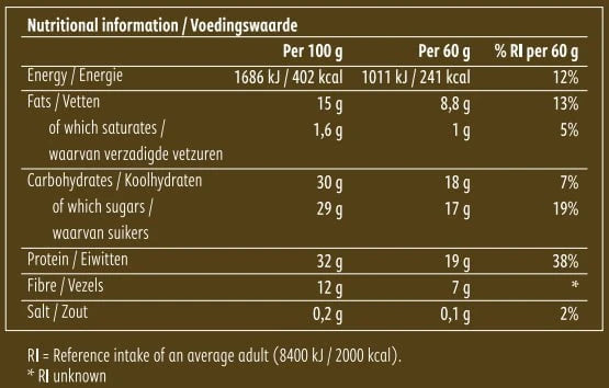 Buy NoordCode Organic Collagen Protein Bar - Hazelnut Cacao at LiveHelfi